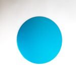 Blue Circle Cake Base