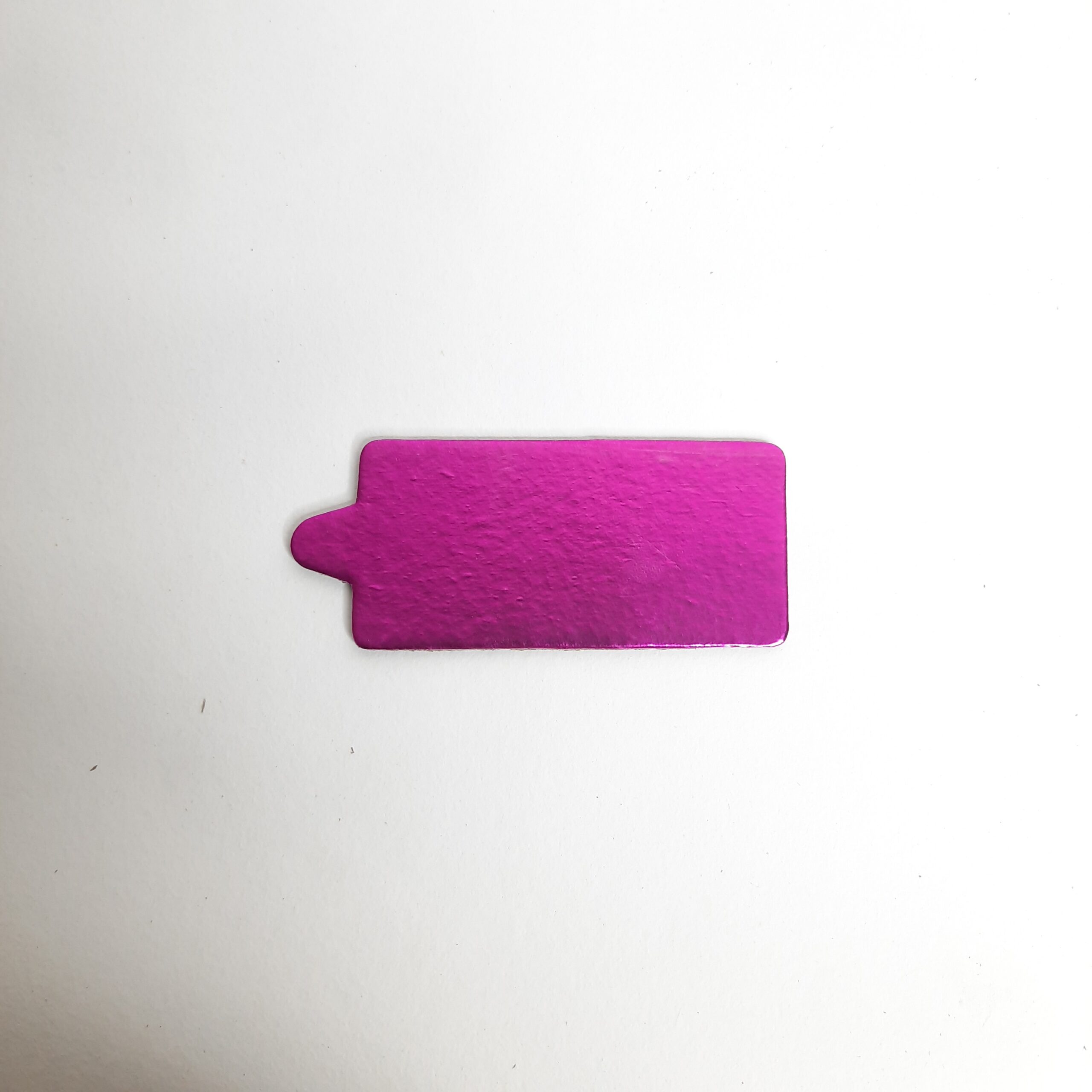 Magenta Rectangle Pastry Base