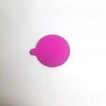 Magenta Round Pastry Base